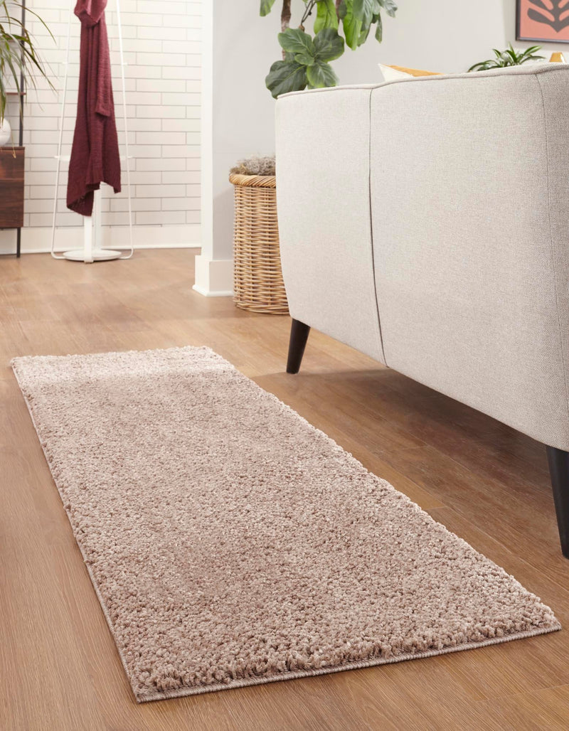 Plush Paradise Retreat Collection Area Rug - Santorini (Mushroom) Runner Mushroom  lifestyle 20