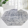 Coastal Manor Collection Area Rug -  Wavecrest Octagon Gray  lifestyle 106