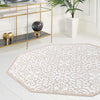 Andes Summit Collection Area Rug -  Chimborazo Octagon Snow White  lifestyle 75
