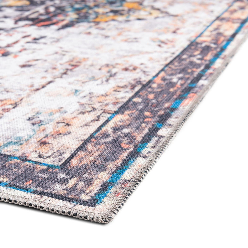 Baroque Era Collection Area Rug - Versailles (Sea Salt White) Rectangle Sea Salt White  lifestyle 6