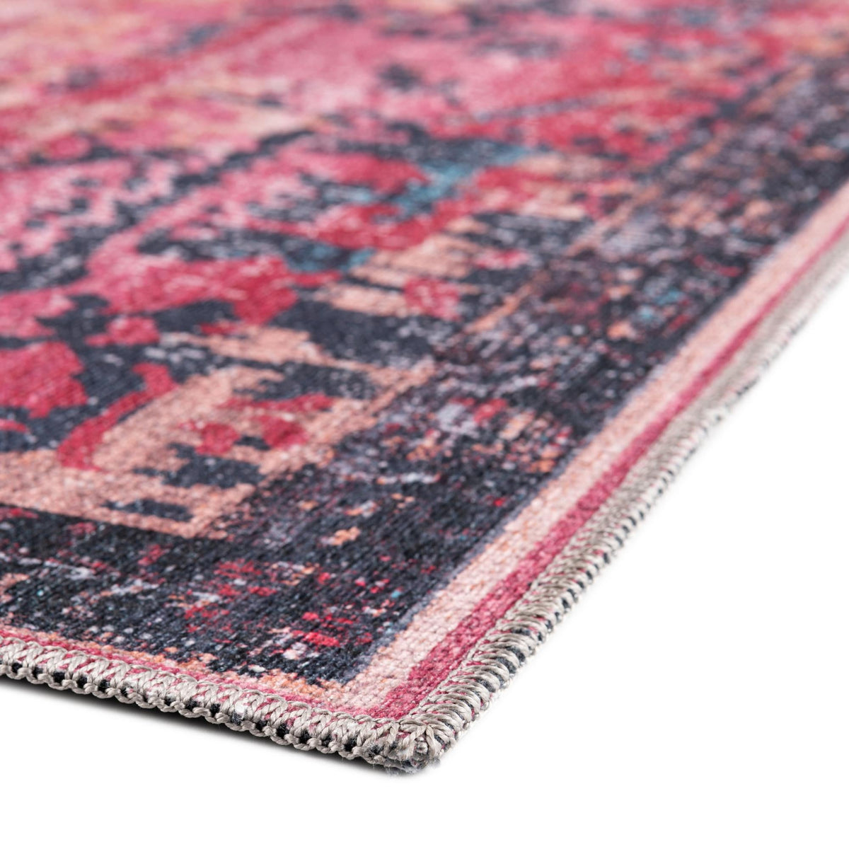Baroque Era Collection Area Rug - Versailles (Brick) Rectangle Brick  lifestyle 6
