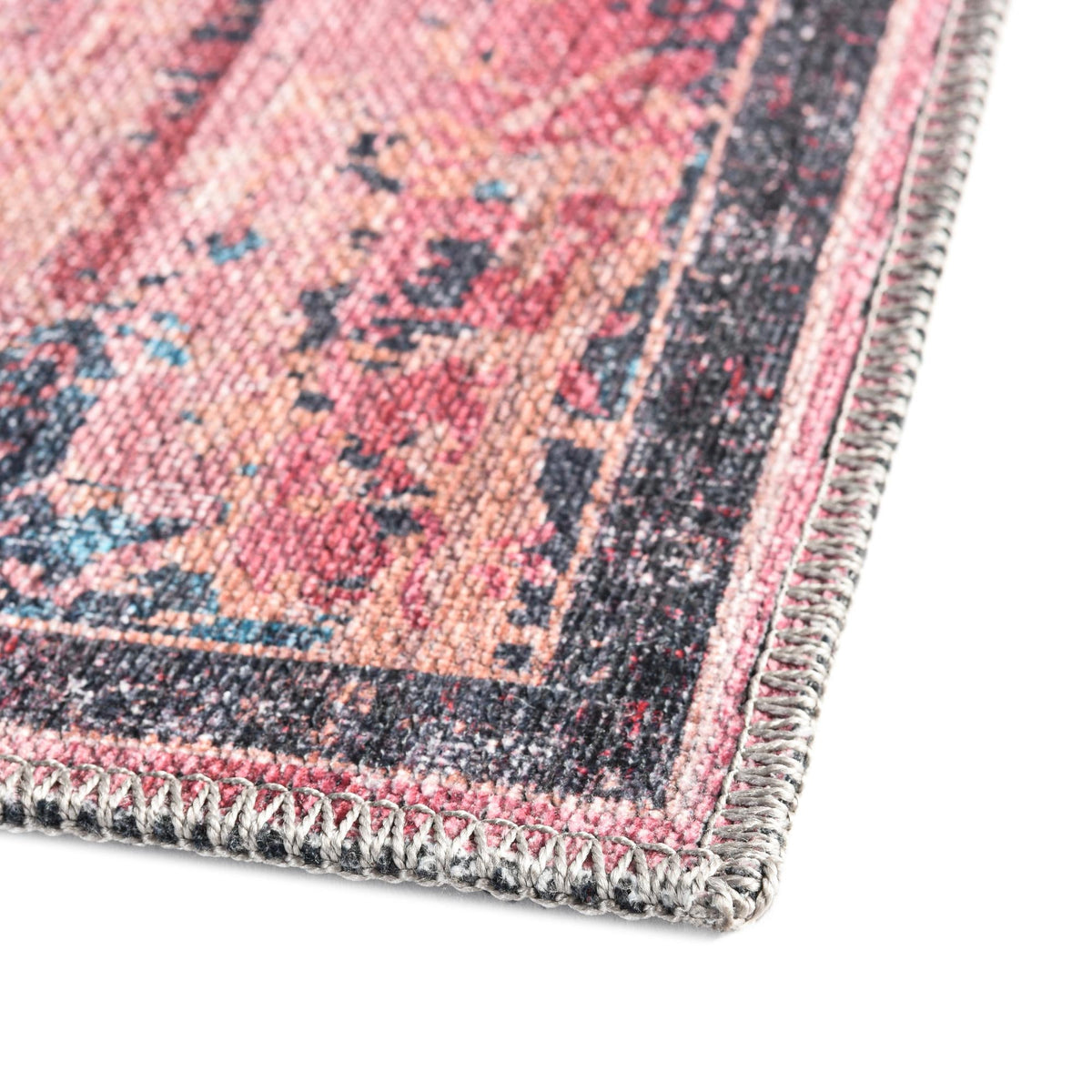 Baroque Era Collection Area Rug - Versailles (Brick) Runner Brick  lifestyle 20
