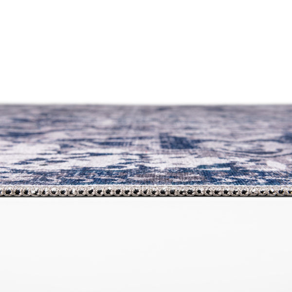 Baroque Era Collection Area Rug - Versailles (Gray Blue) Rectangle Gray Blue  lifestyle 4