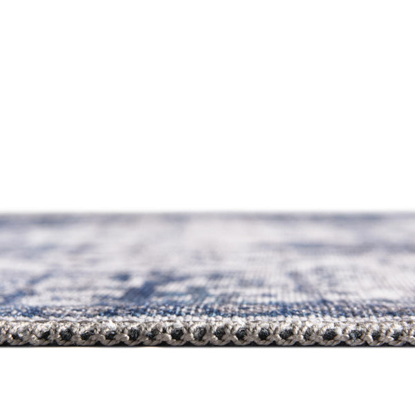 Baroque Era Collection Area Rug - Versailles (Gray Blue) Runner Gray Blue  lifestyle 22