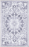 Baroque Era Collection Area Rug - Versailles (Light Gray) Rectangle Light Gray  lifestyle 2