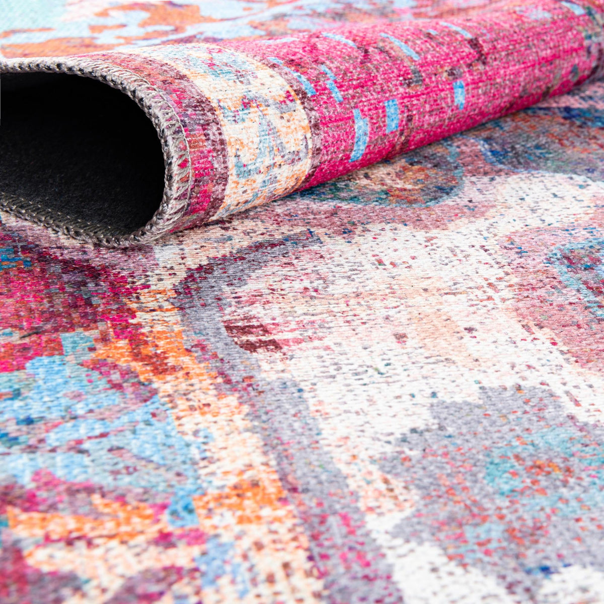 Baroque Era Collection Area Rug - Versailles (Tie Dye) Rectangle Tie Dye  lifestyle 5
