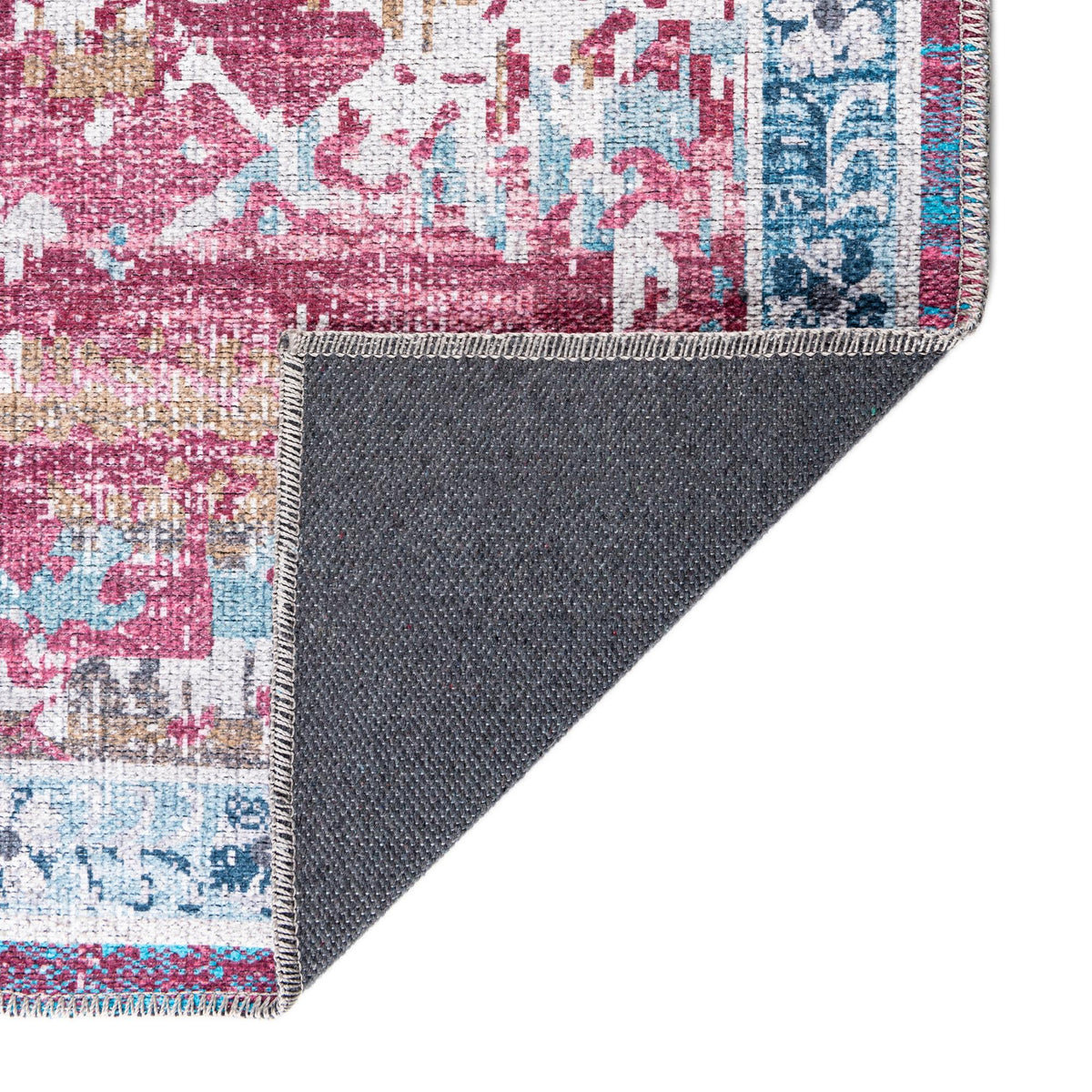 Baroque Era Collection Area Rug - Versailles (Antique Pink) Rectangle Antique Pink  lifestyle 8