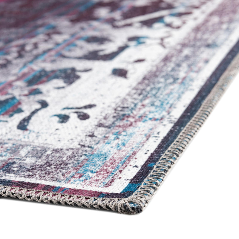 Baroque Era Collection Area Rug - Versailles (Antique Rose) Rectangle Antique Rose  lifestyle 6
