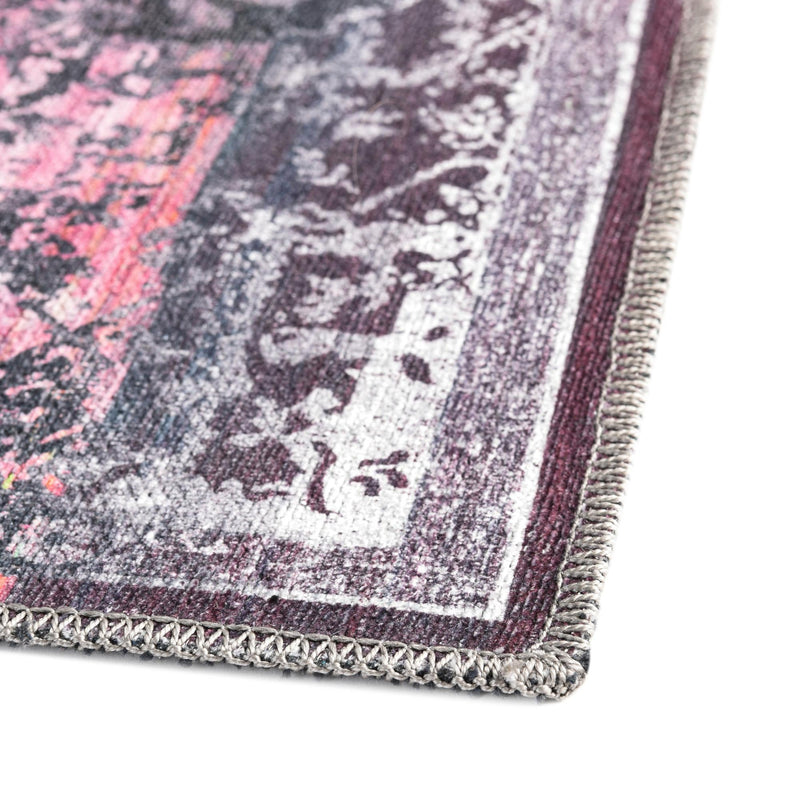 Baroque Era Collection Area Rug - Versailles (Antique Rose) Runner Antique Rose  lifestyle 20
