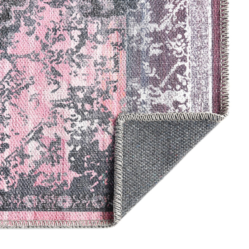 Baroque Era Collection Area Rug - Versailles (Antique Rose) Runner Antique Rose  lifestyle 24