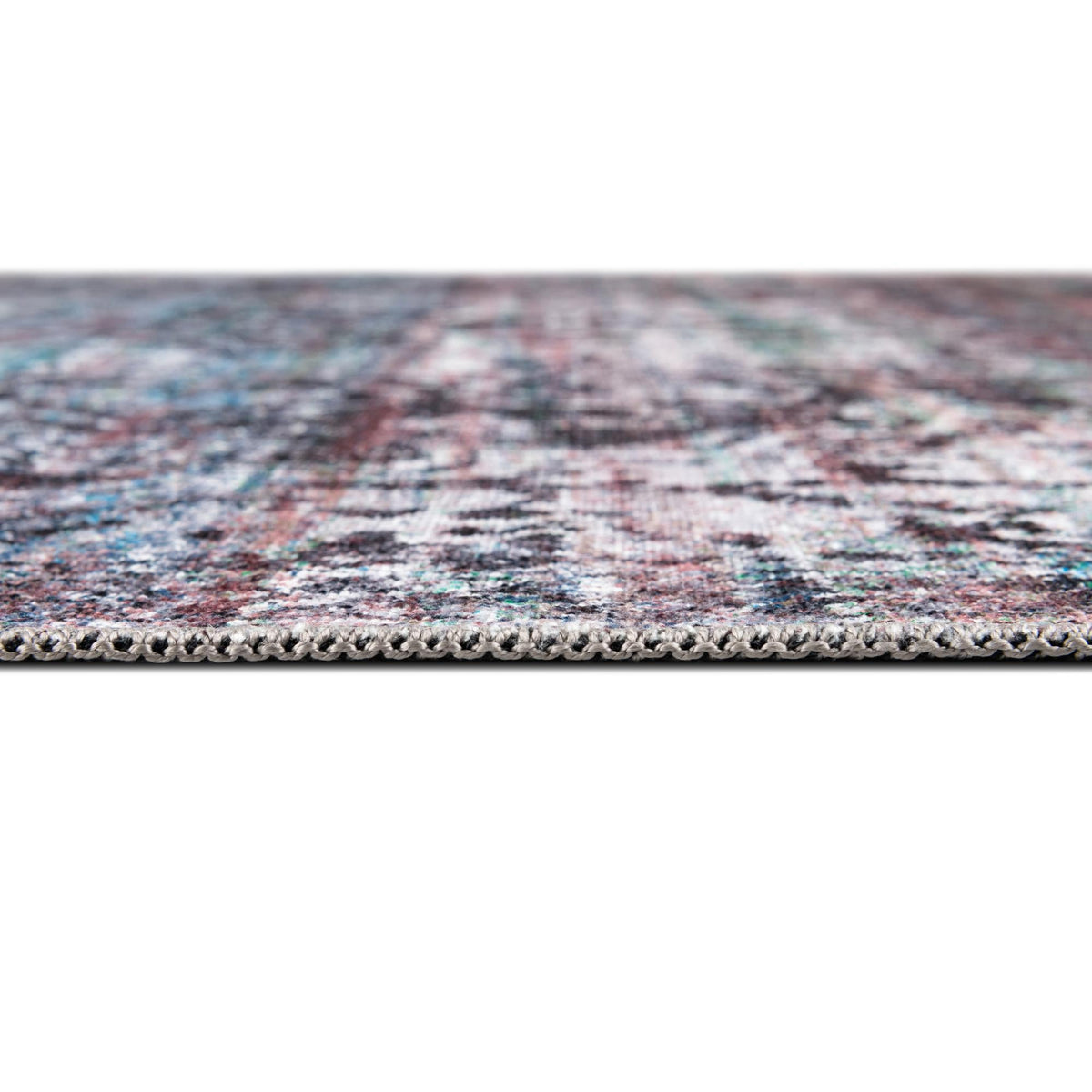 Baroque Era Collection Area Rug - Versailles (Blue Green) Square Blue Green  lifestyle 15