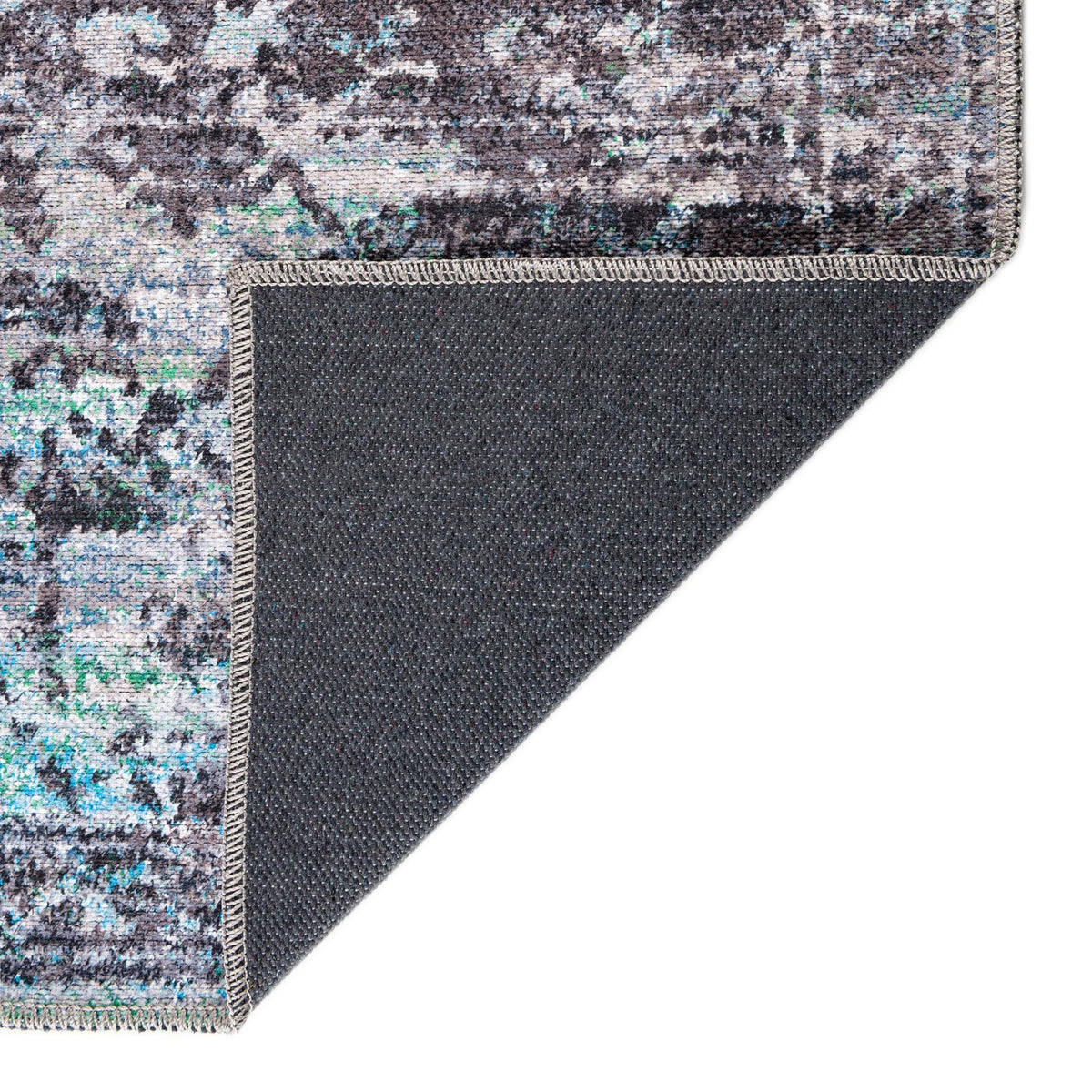 Baroque Era Collection Area Rug - Versailles (Blue Green) Square Blue Green  lifestyle 23
