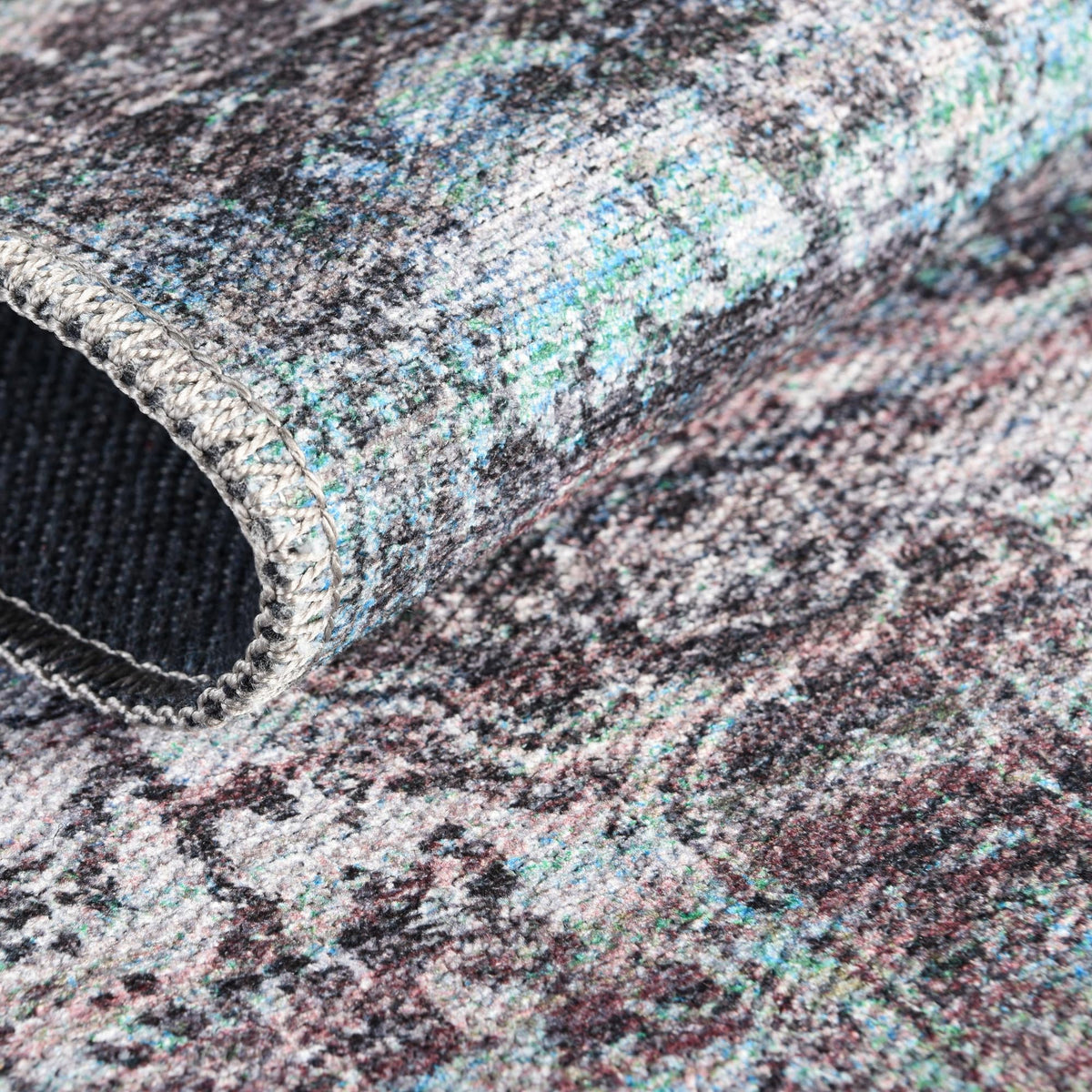 Baroque Era Collection Area Rug - Versailles (Blue Green) Runner Blue Green  lifestyle 18