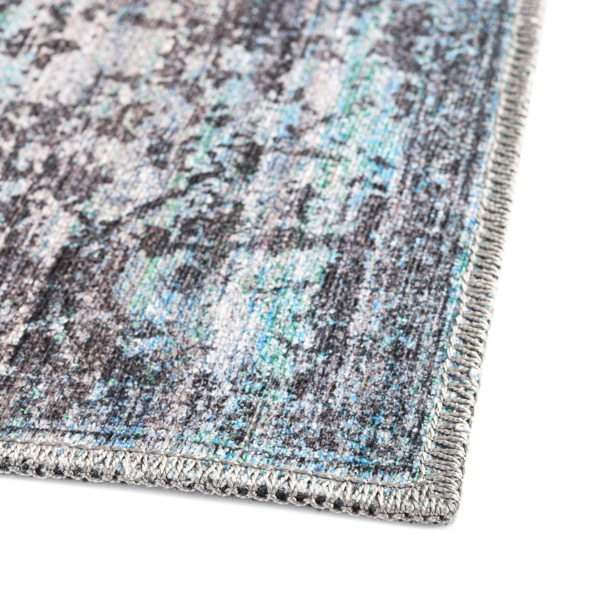 Baroque Era Collection Area Rug - Versailles (Blue Green) Runner Blue Green  lifestyle 20