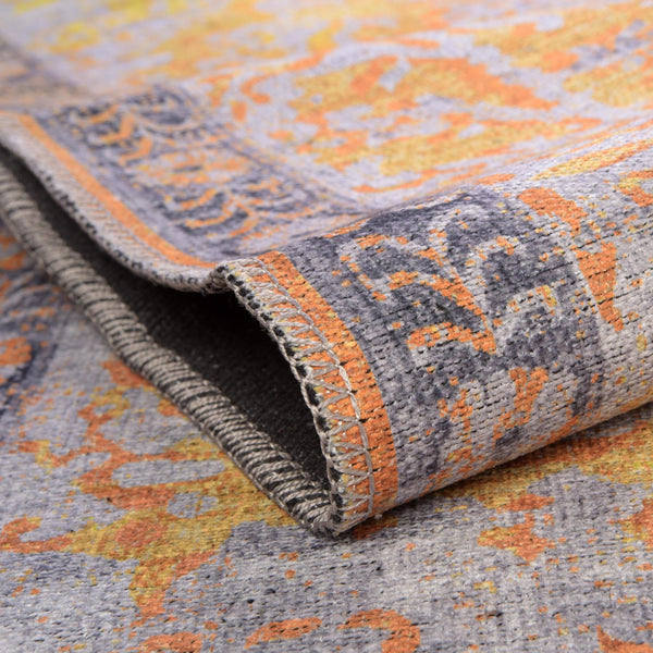 Baroque Era Collection Area Rug - Versailles (Tuscan Yellow) Rectangle Tuscan Yellow  lifestyle 5