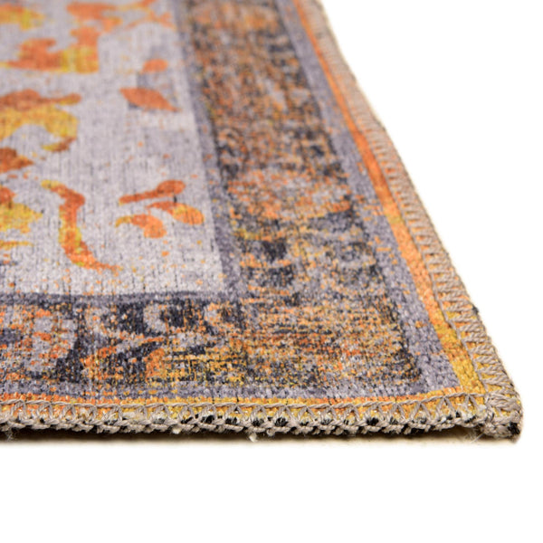 Baroque Era Collection Area Rug - Versailles (Tuscan Yellow) Rectangle Tuscan Yellow  lifestyle 6