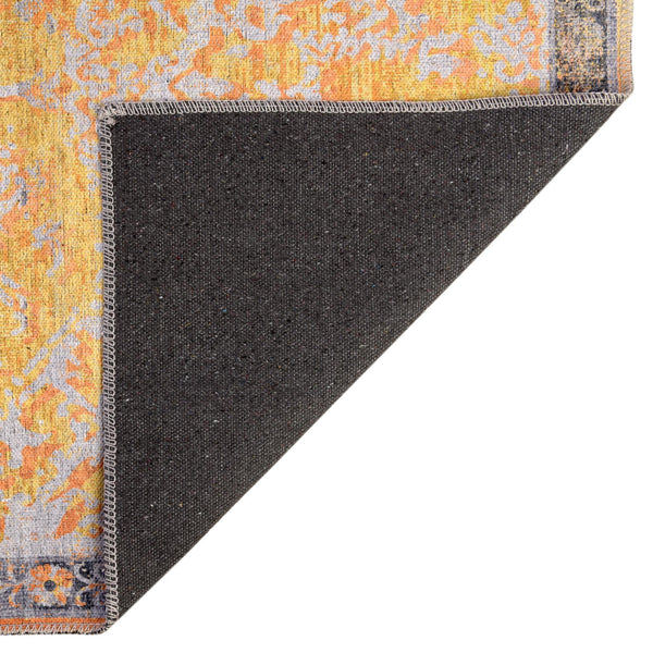 Baroque Era Collection Area Rug - Versailles (Tuscan Yellow) Rectangle Tuscan Yellow  lifestyle 8