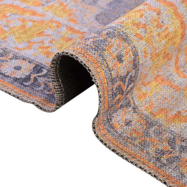 Baroque Era Collection Area Rug - Versailles (Tuscan Yellow) Rectangle Tuscan Yellow  lifestyle 9