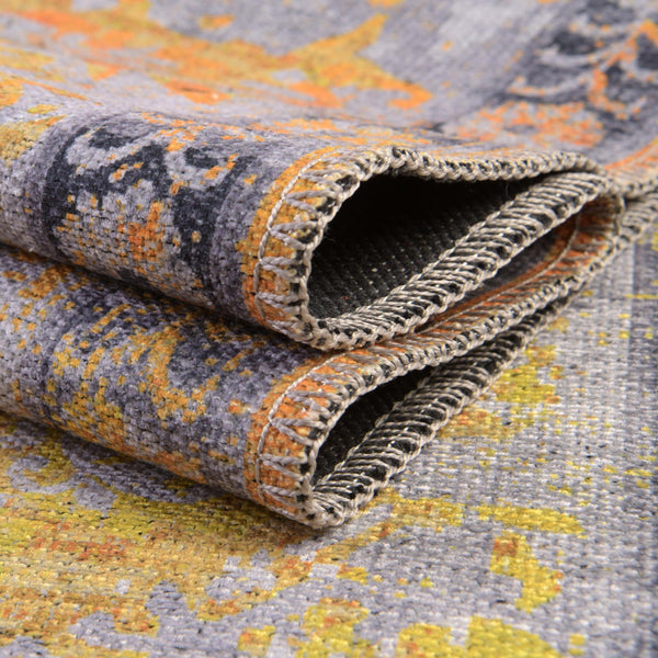Baroque Era Collection Area Rug - Versailles (Tuscan Yellow) Rectangle Tuscan Yellow  lifestyle 12