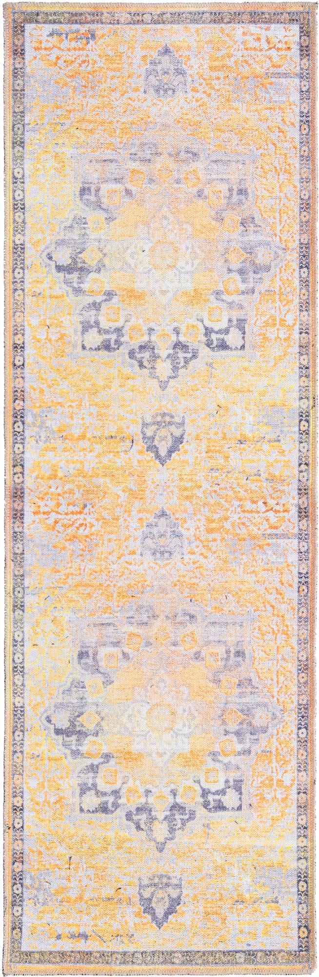 Baroque Era Collection Area Rug - Versailles (Tuscan Yellow) Runner Tuscan Yellow  lifestyle 15