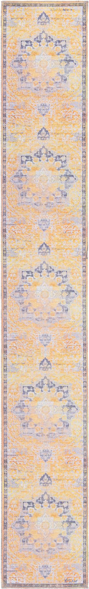 Baroque Era Collection Area Rug - Versailles (Tuscan Yellow) Runner Tuscan Yellow  lifestyle 24