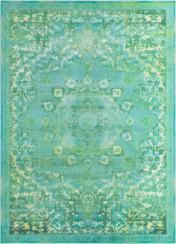 Baroque Era Collection Area Rug - Versailles (Spring Green) Rectangle Spring Green Main