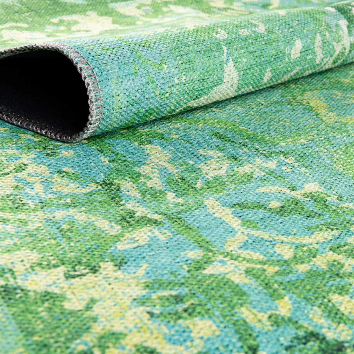Baroque Era Collection Area Rug - Versailles (Spring Green) Rectangle Spring Green  lifestyle 5