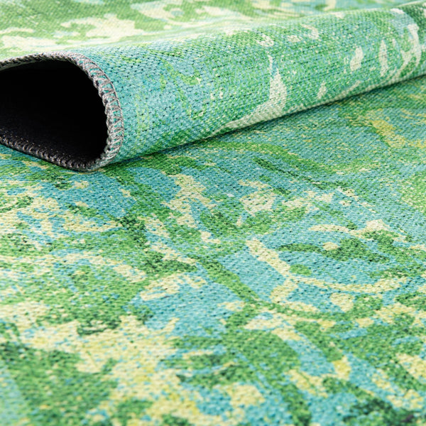 Baroque Era Collection Area Rug - Versailles (Spring Green) Rectangle Spring Green  lifestyle 5