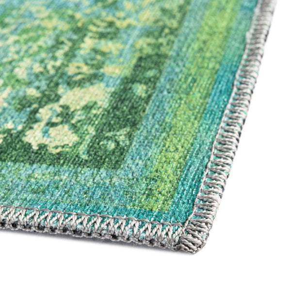 Baroque Era Collection Area Rug - Versailles (Spring Green) Runner Spring Green  lifestyle 22