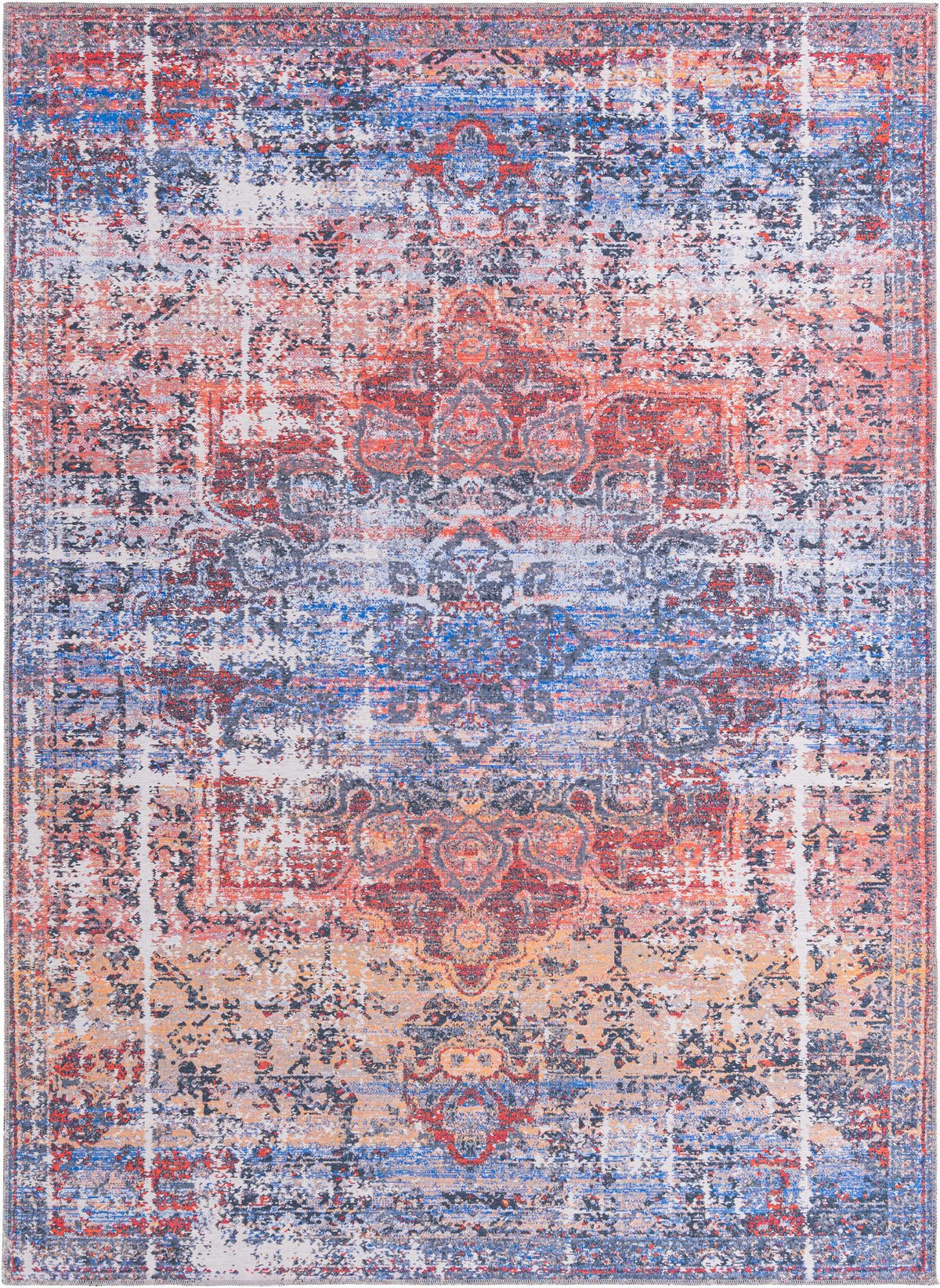 Baroque Era Collection Area Rug - Versailles (Autumn) Rectangle Autumn Main
