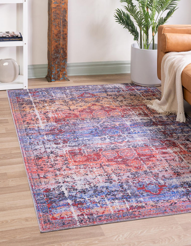 Baroque Era Collection Area Rug - Versailles (Autumn) Rectangle Autumn  lifestyle 2