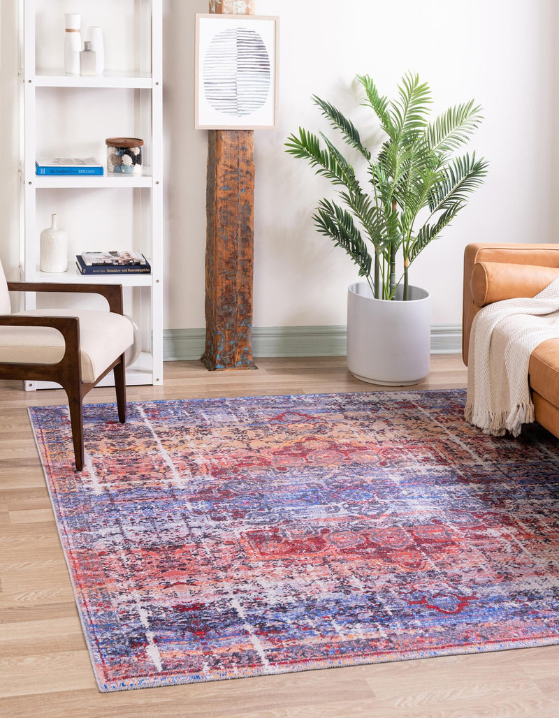 Baroque Era Collection Area Rug - Versailles (Autumn) Square Autumn  lifestyle 11