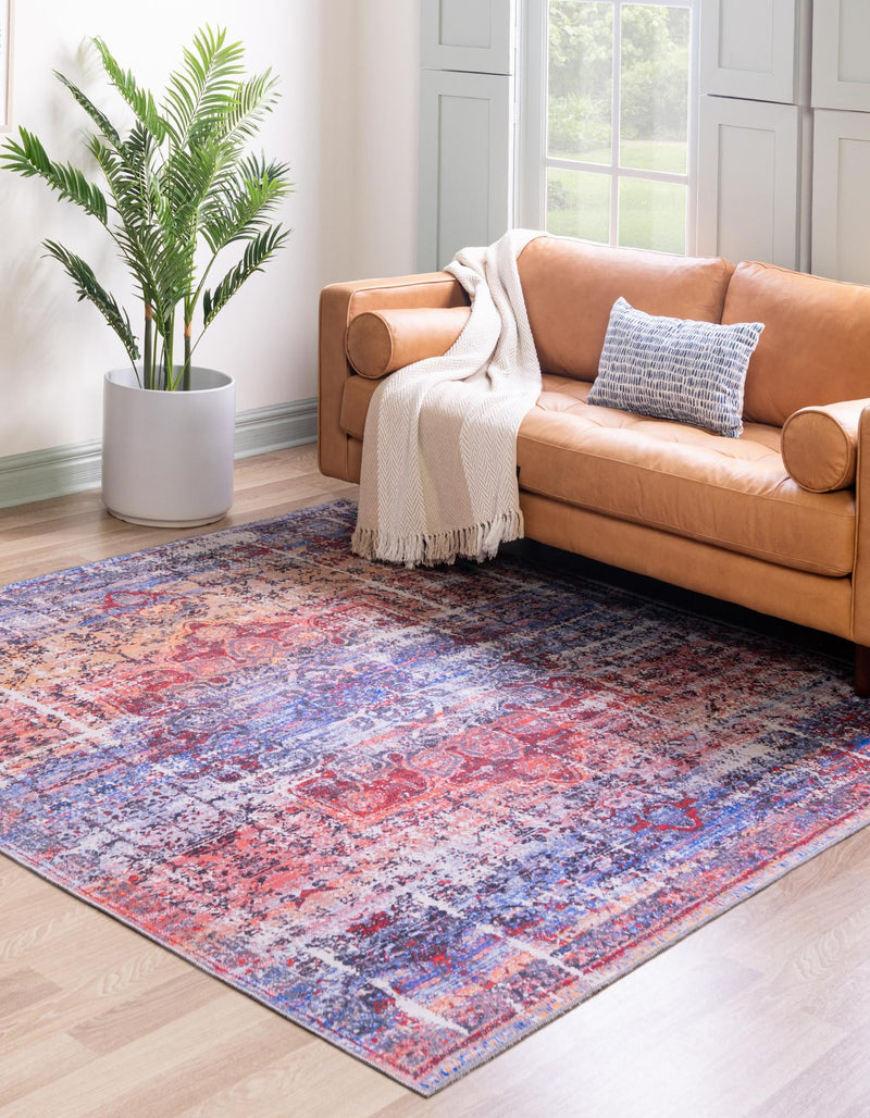 Baroque Era Collection Area Rug - Versailles (Autumn) Square Autumn  lifestyle 13