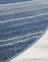 Jewel Oasis Collection Area Rug - Sapphire (Blue) Oval Blue  lifestyle 28
