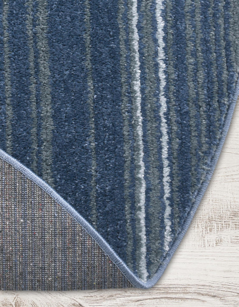 Jewel Oasis Collection Area Rug - Sapphire (Blue) Oval Blue  lifestyle 29