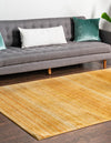 Jewel Oasis Collection Area Rug - Sapphire (Yellow) Rectangle Yellow  lifestyle 3