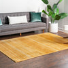 Jewel Oasis Collection Area Rug - Sapphire (Yellow) Rectangle Yellow  lifestyle 10