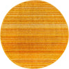 Jewel Oasis Collection Area Rug - Sapphire (Yellow) Round Yellow  lifestyle 11