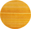Jewel Oasis Collection Area Rug - Sapphire (Yellow) Round Yellow  lifestyle 31