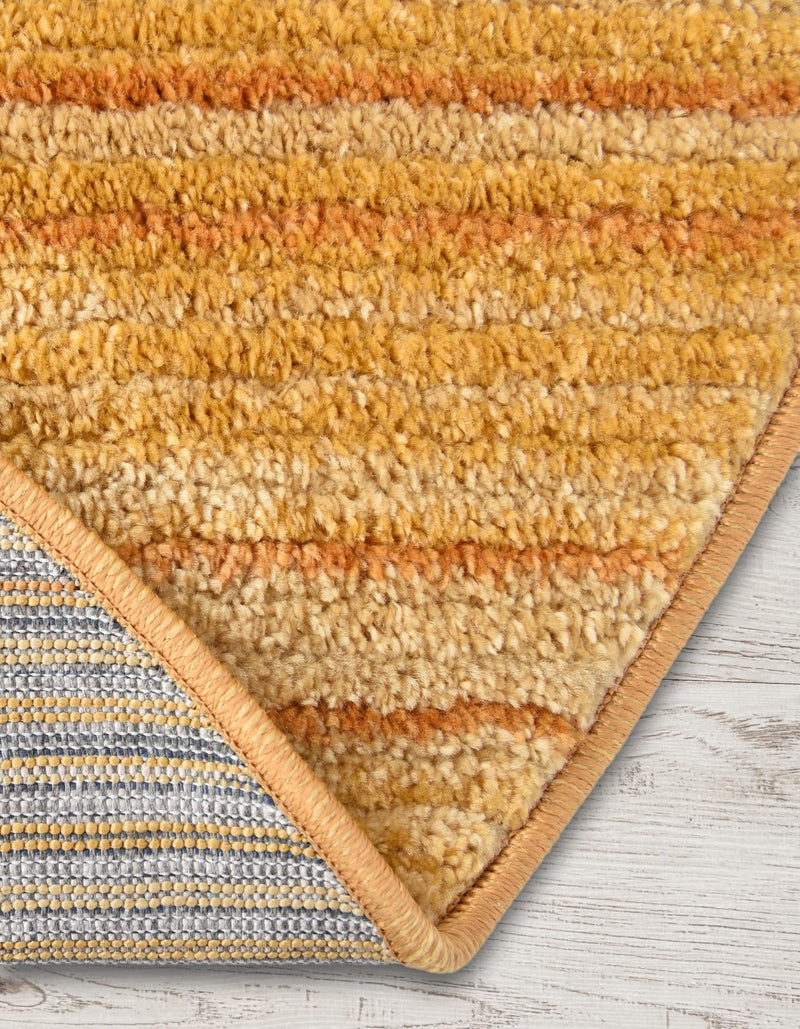 Jewel Oasis Collection Area Rug - Sapphire (Yellow) Oval Yellow  lifestyle 26