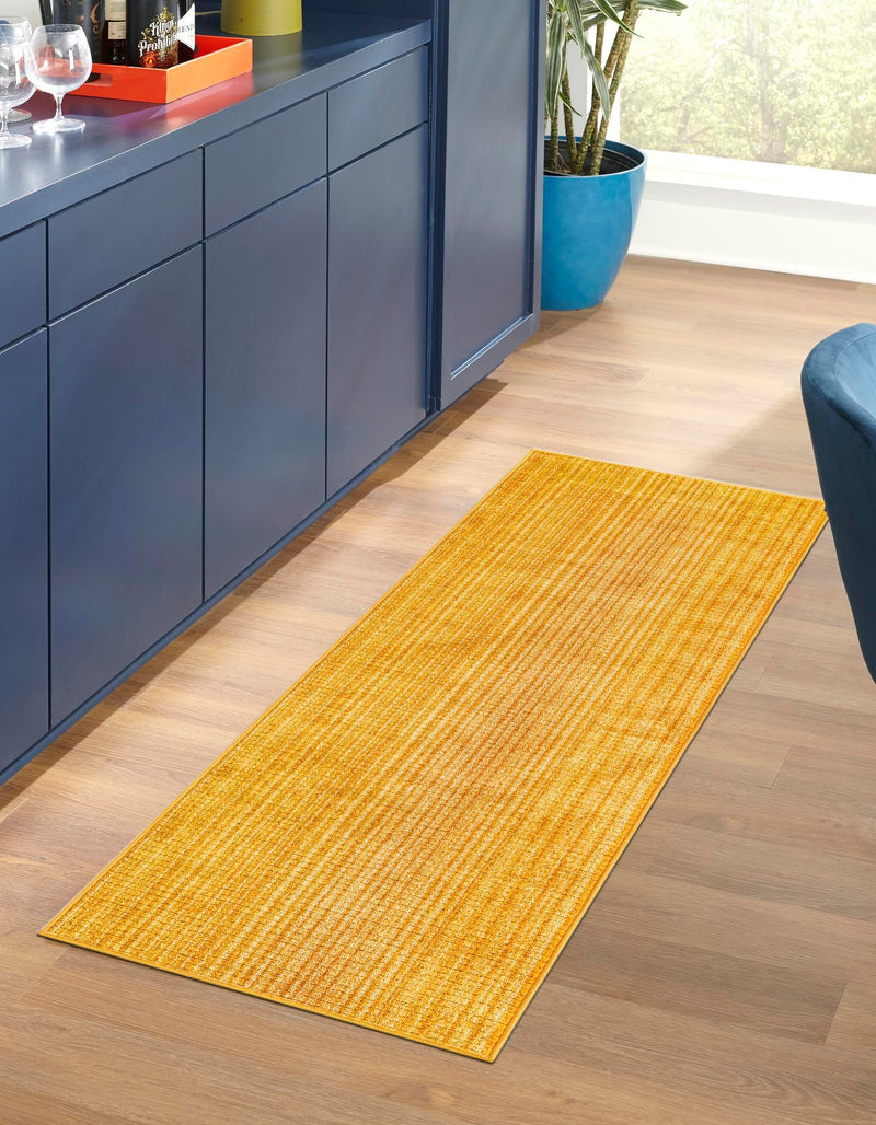 Jewel Oasis Collection Area Rug - Sapphire (Yellow) Runner Yellow  lifestyle 20