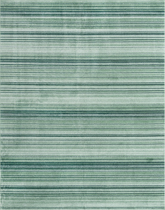 Jewel Oasis Collection Area Rug - Sapphire (Green) Rectangle Green Main