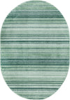 Jewel Oasis Collection Area Rug - Sapphire (Green) Oval Green  lifestyle 16