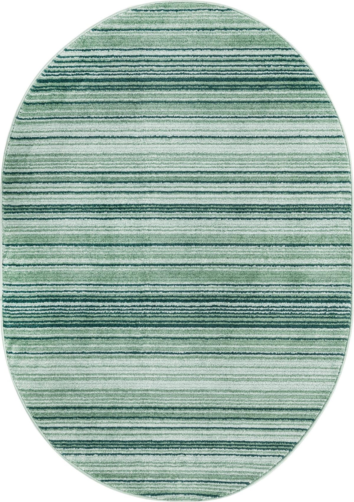 Jewel Oasis Collection Area Rug - Sapphire (Green) Oval Green  lifestyle 16