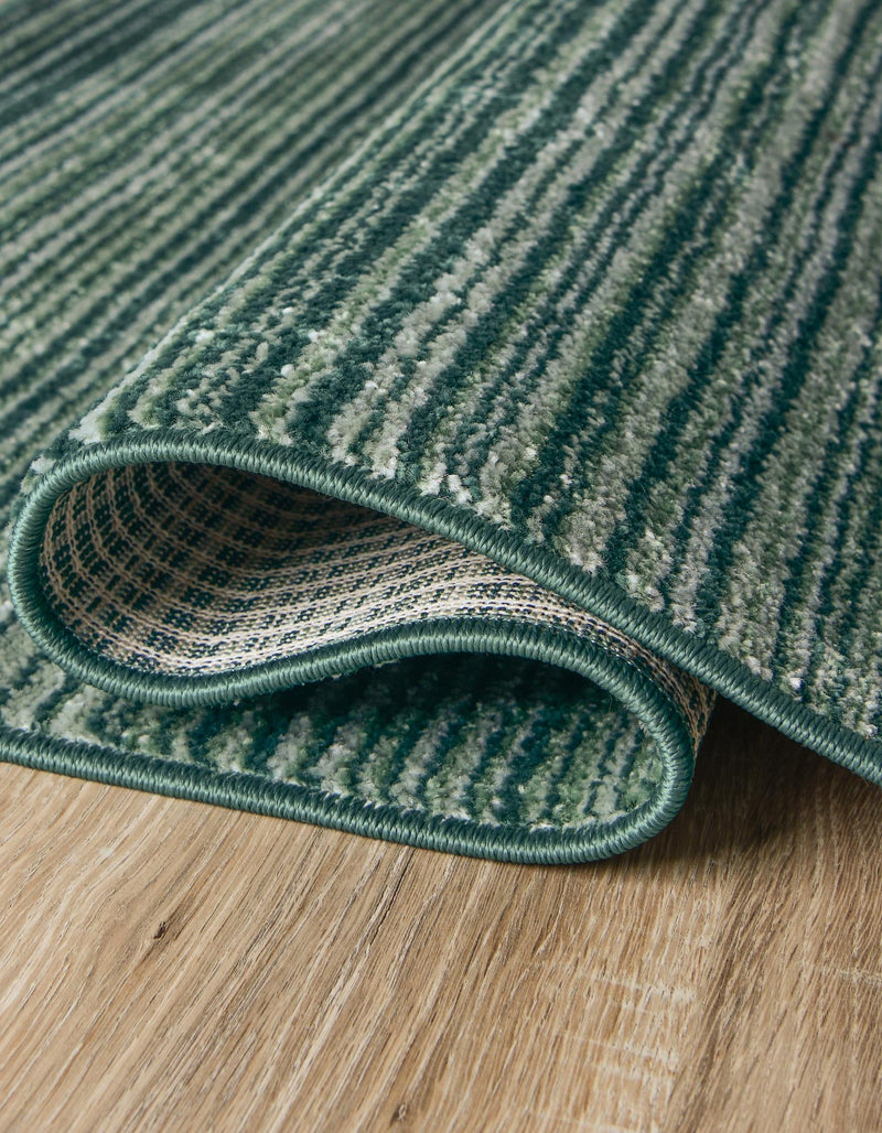 Jewel Oasis Collection Area Rug - Sapphire (Green) Octagon Green  lifestyle 44