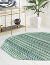 Jewel Oasis Collection Area Rug - Sapphire (Green) Octagon Green  lifestyle 22