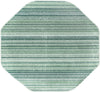 Jewel Oasis Collection Area Rug - Sapphire (Green) Octagon Green  lifestyle 17