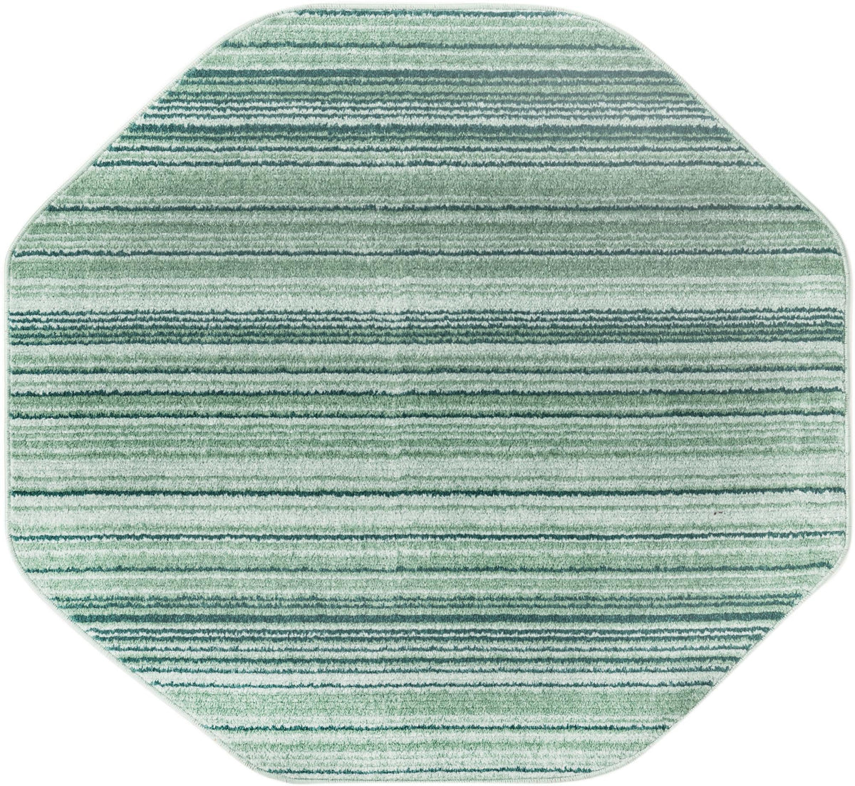 Jewel Oasis Collection Area Rug - Sapphire (Green) Octagon Green  lifestyle 17