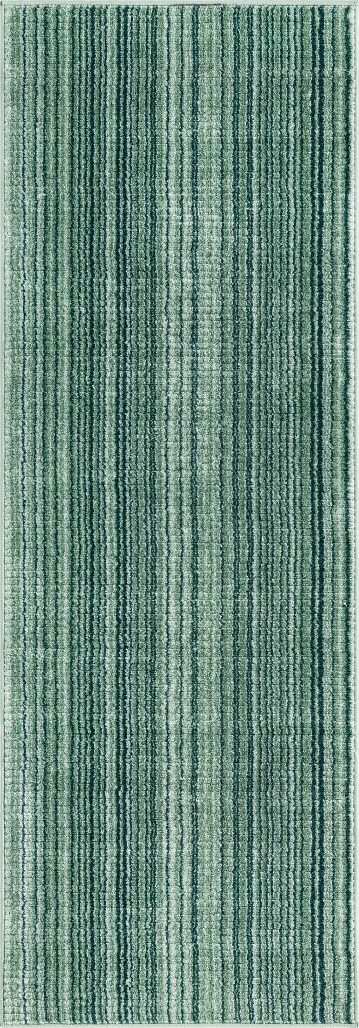Jewel Oasis Collection Area Rug - Sapphire (Green) Runner Green  lifestyle 18