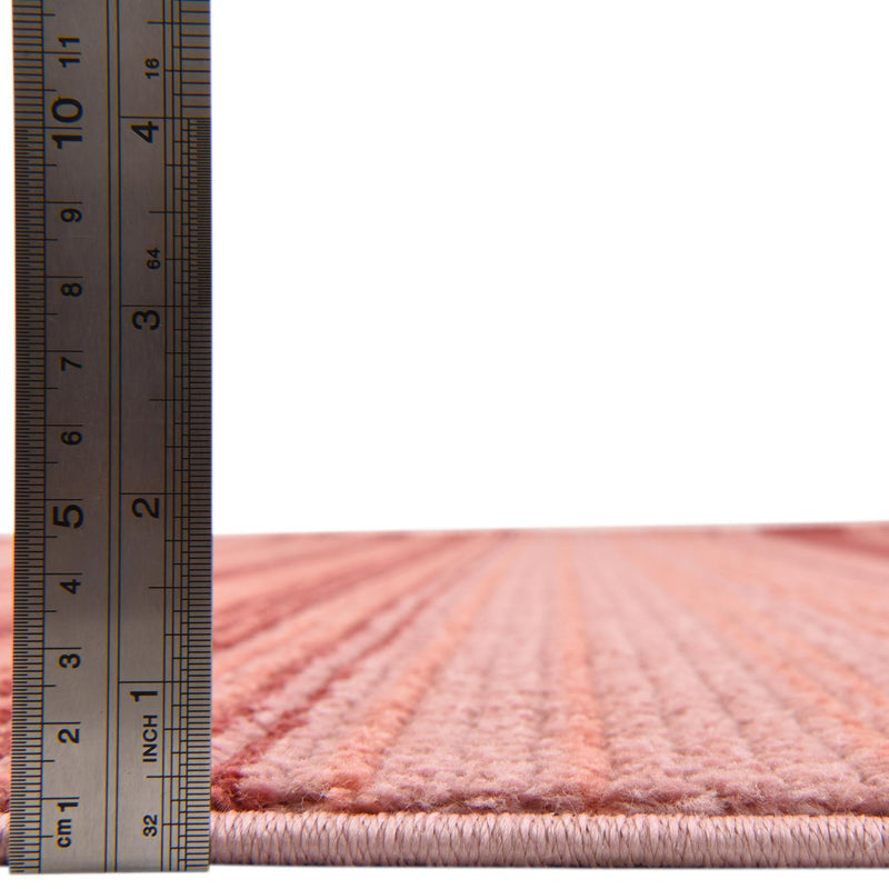 Jewel Oasis Collection Area Rug - Sapphire (Rusty Pink Rose) Rectangle Rusty Pink Rose  lifestyle 4